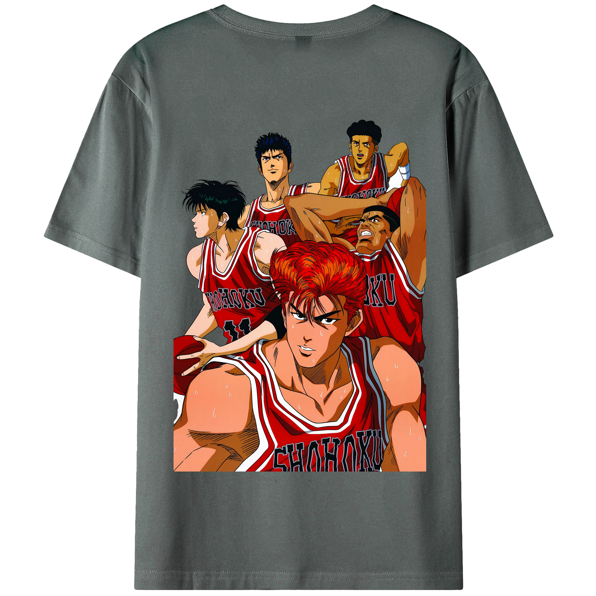 （画像用） SLAM DUNK／スラムダンク 綿100％半袖Tシャツ（背面プリント）